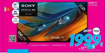 Krëfel OLED TV XR-65A80J aanbieding
