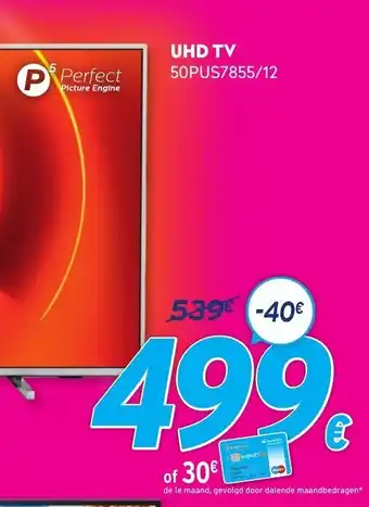 UHD TV 50PUS7855/12