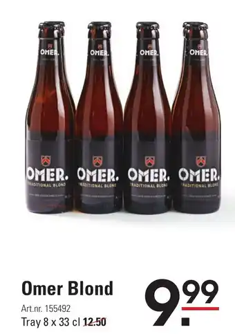 Omer blond tray 8 x 33cl