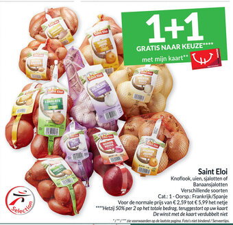 Intermarché Saint Eloi knoflook, uien, sjalotten of banaansjalotten aanbieding