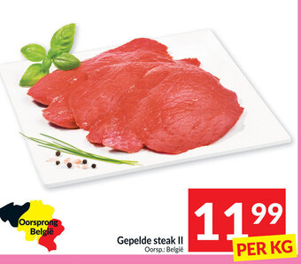 Intermarché Gepelde steak II per kg aanbieding