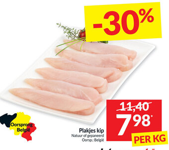 Intermarché Plakjes kip per kg aanbieding