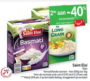 Intermarché Saint Eloi rijst van 500g tot 1kg per pak aanbieding