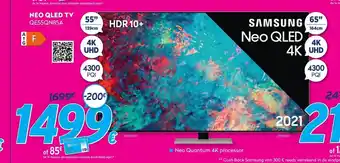 Krëfel Neo QLED TV QE55QN85A 55x139cm aanbieding