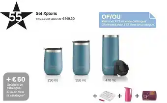 Tupperware Set xploris aanbieding
