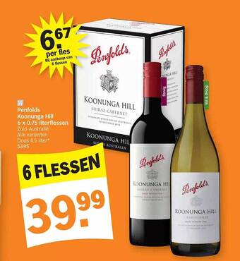 Albert Heijn Penfolds koonunga hill aanbieding