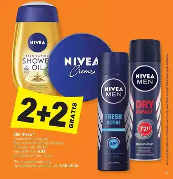 Albert Heijn Nivea aanbieding