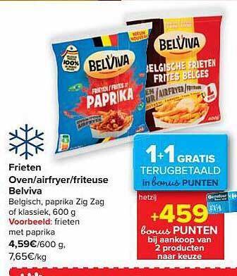 Carrefour Frieten oven-airfryer-friteuse belviva aanbieding