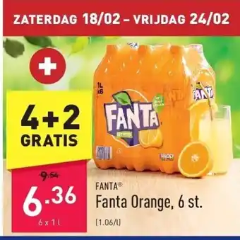 Fanta orange, 6 st.