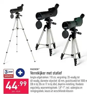 ALDI Verrekijker met statief aanbieding