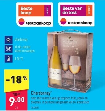 ALDI Chardonnay aanbieding