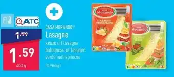 ALDI Lasagne aanbieding