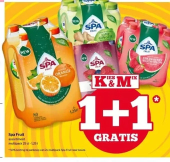 Spar Spa fruit assortiment aanbieding