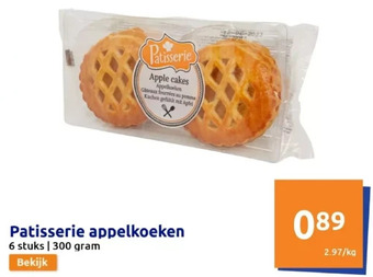 Action Patisserie appelkoeken aanbieding