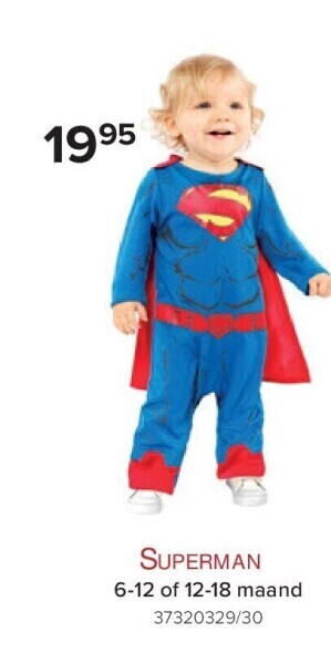 Euroshop Superman 6-12 of 12-18 maand aanbieding