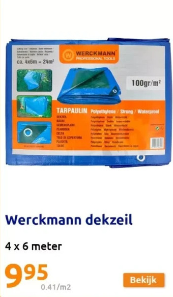 Action Werckmann dekzeil aanbieding