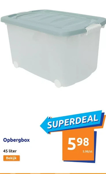 Action Opbergbox aanbieding