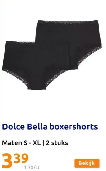 Action Dolce bella boxershorts aanbieding