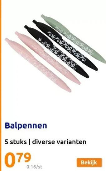 Action Balpennen aanbieding