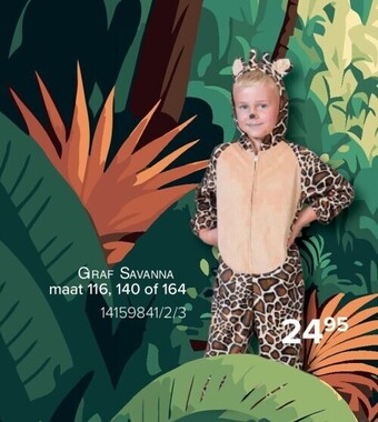 Giraf savanna maat 116, 140 of 164