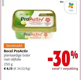 Colruyt Becel proactiv plantaardige boter met olijfolie 250g aanbieding