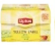 Colruyt Lipton yellow label tea 20 zakjes aanbieding