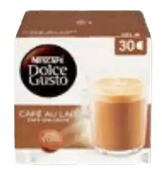 Colruyt Nescafe dolce gusto alle caps 30 stuks cafe au lait aanbieding