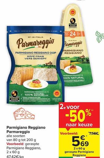 Carrefour Parmigiano reggiano parmareggio aanbieding