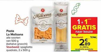 Carrefour Pasta la molisana aanbieding