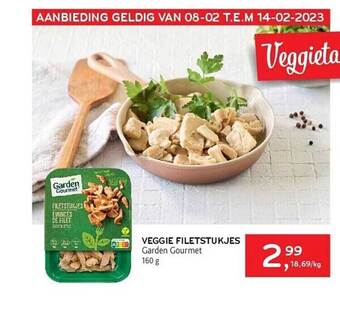 Veggie filetstukjes garden gourmet
