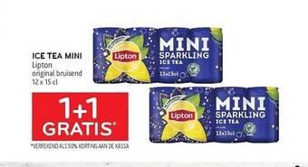 Alvo Ice tea mini lipton aanbieding
