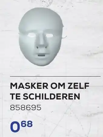 Masker om zelf te schilderen 858695