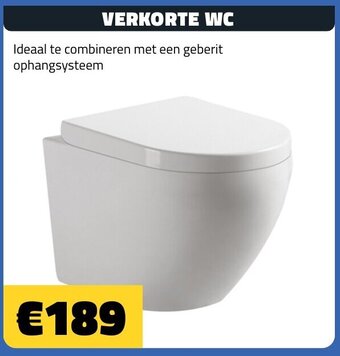 Bouwcenter Frans Vlaeminck Verkorte wc aanbieding