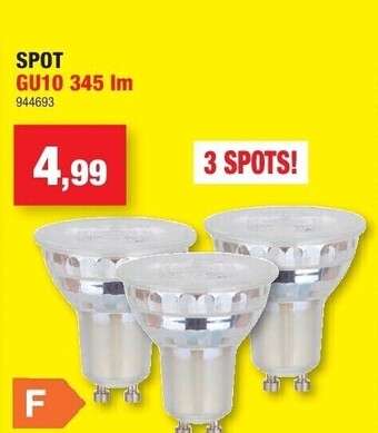 Hubo Spot gu10 345 lm aanbieding