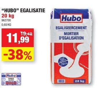 Hubo “hubo” egalisatie 20 kg aanbieding