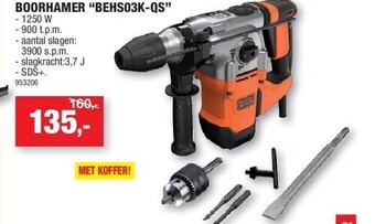 Hubo Boorhamer “behs03k-qs” aanbieding
