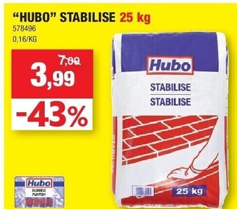Hubo “hubo” stabilise 25 kg aanbieding