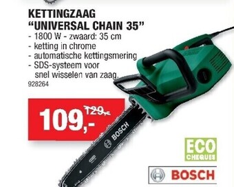 Hubo Kettingzaag “universal chain 35” aanbieding