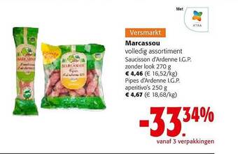 Colruyt Marcassou aanbieding