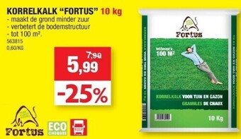 Hubo Korrelkalk “fortus” 10 kg aanbieding