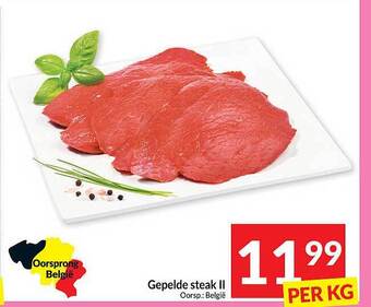 Intermarché Gepelde steak ii aanbieding