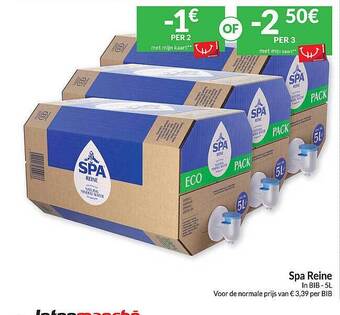 Intermarché Spa reine aanbieding