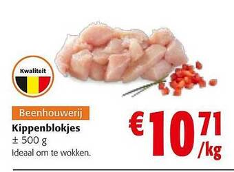 Colruyt Kippenblokjes aanbieding