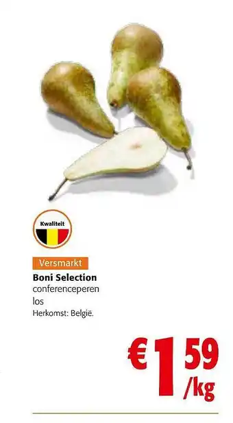 Colruyt Boni selection conferenceperen aanbieding
