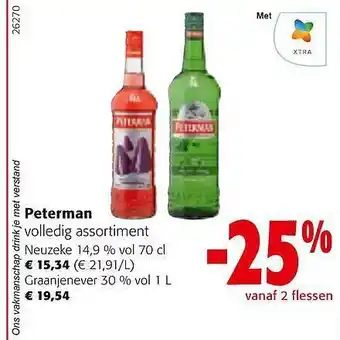Colruyt Peterman aanbieding