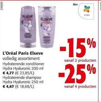 Colruyt L'oréal paris elseve aanbieding