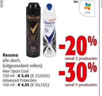 Colruyt Rexona aanbieding