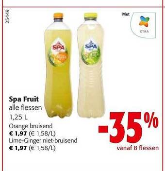Colruyt Spa fruit aanbieding