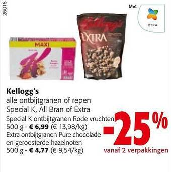 Colruyt Kellogg's aanbieding