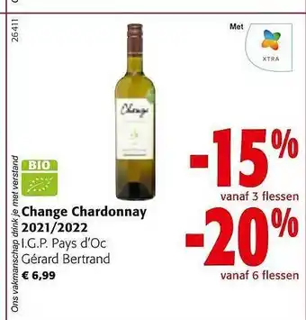 Colruyt Change chardonnay aanbieding
